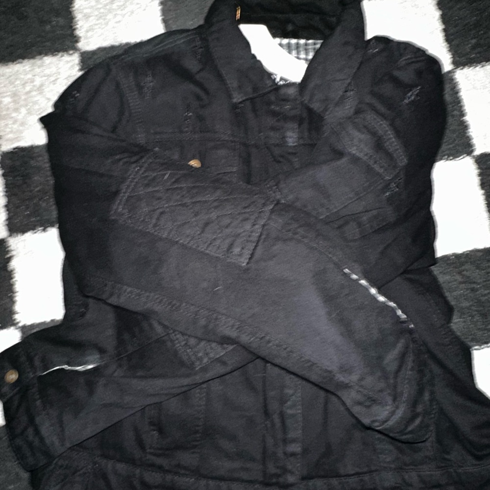 Motorcycle Denim Jacket - Picture 12 of 15